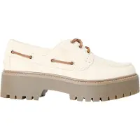 Timberland Dames-platformschoenen van Stone Street van nubuck (Natuurlijk)
