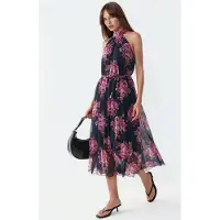 Busem Floral Maxi-jurk met Strikdetail