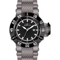 Invicta Subaqua 50792 Herenhorloge - Quartz Uurwerk - Roestvrij Staal met Zwarte Wijzerplaat - 50 mm