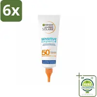 Garnier - Ambre Solaire - Zonnebrandserum - Sensitive Expert - SPF 50+ - 125 ml - Voordeelverpakking - 6 stuks - Zonbescherming - Zonnebrand