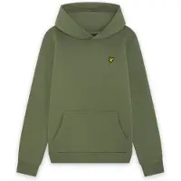 Lyle & Scott hoodie - olijfgroen Sweater Effen - maat 164