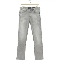 Rellix regular fit straight leg jeans - grijs Jongens Stretchdenim Effen - maat 176