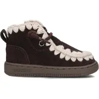 Shoesme suède sneakers - donkerbruin - maat 22 | Sneaker van