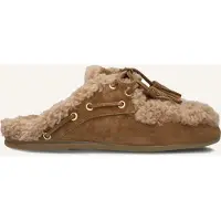 Toral Dames Instappers Killian Fur - Camel - Maat 39