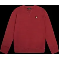 Lyle & Scott Jongens Truien & Vesten Crew Neck Sweatshirt - Bordeaux - Maat 152/158