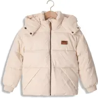 Nono Meisjes Jassen Beau Oversized Winterjacket - Ecru - Maat 134/140
