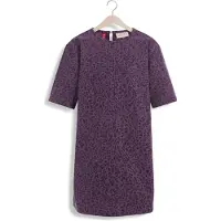 LOOXS Denim jurk purple leopard voor meisjes in de kleur