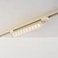 LumenXL 10W railspot 1-fase Nexu met geïntegreerde LEDs in 3000K in beige