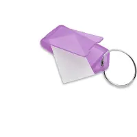 Combicraft Openklapbare Sleutellabels Paars 60 x 27 mm - 100 stuks