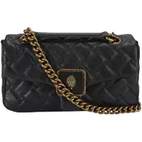 Kurt Geiger Dames Zwarte leren Pimlico-tas (OSFA), Casual, Klassiek, Leer 5374800109