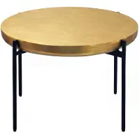 Wohnling Salontafel aluminium goud 63 cm - WL7.654