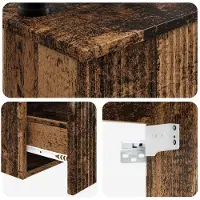 vidaXL Badkamermeubel Set 3 st Oud hout Bewerkt hout