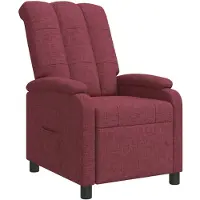 vidaXL Recliner Wijnrood Stof