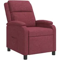 vidaXL Recliner Wijnrood Stof