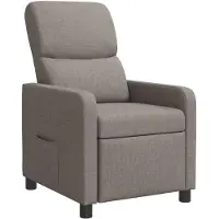 vidaXL Recliner Taupe