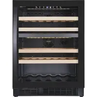 Wine Klima D46T-OB73 - Greep - Wijnklimaatkast - Onderbouw - 2-Zones - 39 flessen
