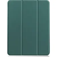 Mobigear Tablethoes geschikt voor Apple iPad Air 13 Inch (2025) Hoes | Tri-Fold Bookcase - Groen