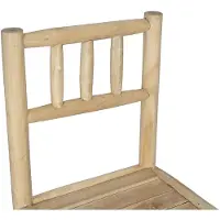Vente-unique Set van 2 tuinstoelen in teak - Natuurlijk licht - TULUM van MYLIA