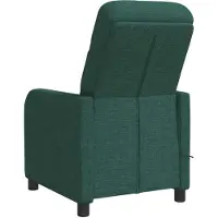 vidaXL Massage Relaxstoel Donkergroen Stof
