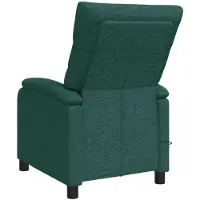 vidaXL Massage Relaxstoel Donkergroen Stof