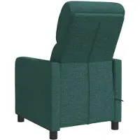 vidaXL Massage Relaxstoel Donkergroen Stof