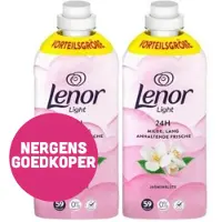 Lenor 4x Wasverzachter Jasmine Flower 2 X 59 Wasbeurten 2 X 1,239 Liter