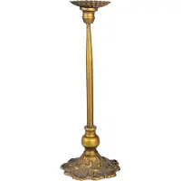 Clayre & Eef Kandelaar Ø 14x40 cm Goudkleurig Ijzer Kaarsenstandaard