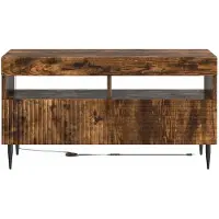 vidaXL LED-TV-kast HAARLEM, 81 x 35 x 43 cm, beukenhoutfineer