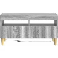 vidaXL LED-TV-kast ARNHEM, 81 x 35 x 43 cm, Sonoma-grijs, houtvezel