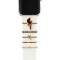 123Watches sieraad - Nina goud - Geschikt voor Apple Watch series 1/2/3/4/5/6/7/8/9/10/11/12/SE/SE2/SE3/Ultra/Ultra 2/Ultra 3/Ultra 4