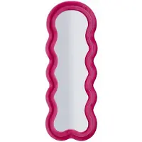 Mauro Ferretti Spiegel Miki Wall Mirror Velvet Fuchsia 60×4×160 cm