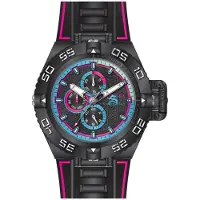Invicta Subaqua - Noma IV 49878 Herenhorloge - Quartz Uurwerk - Roestvrij Staal met Zwarte Wijzerplaat - 50 mm