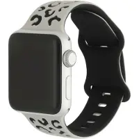 123Watches Wild bandje - siliconen - sterrenlicht zwart - 44 · 45 · 46 & 49 mm - Geschikt voor Apple Watch series 1/2/3/4/5/6/7/8/9/10/11/12/SE/SE2/SE3/Ultra/Ultra 2/Ultra 3/Ultra 4