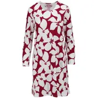 Ringella Katoenen dames nachthemd bordeaux - Rood - Maat - 36