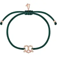 Glanzstücke Armband rose-goud / groen