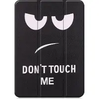 Mobigear Tablethoes geschikt voor Apple iPad 11 (2025) Hoes | Tri-Fold Bookcase - Do Not Touch