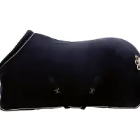 HKM Fleecedeken Rosegold Glamour-Black/Rose Gold-135-185