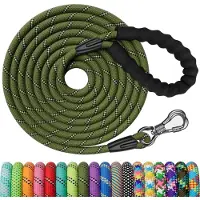 Famanu – Sterke hondenriem met comfortabele handgreep, sleeplijn van 3 m tot 30 m, trainingslijn voor puppy's en honden