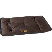 Famanu – Hondenmat en kattenmat, wasbaar hondenbed klein, waterdicht en krasbestendig, 57 x 38 cm, bruine kleur, ideaal voor hondenhokken en manden