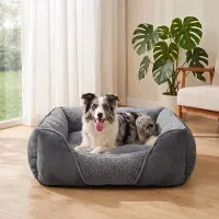 Markenlos Hondenbed voor middelgrote honden, 76x61x23cm, wasbare hondenmand