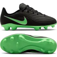 Nike Tiempo Maestro Club Gras / Kunstgras Voetbalschoenen (MG) Kids Zwart Felgroen Zilvergrijs