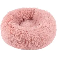 Famanu – Hondenbed voor katten, rond en zacht, anti-stress donutbed, comfortabel en wasbaar, geschikt voor kleine en middelgrote honden en katten