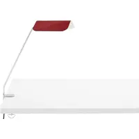HAY Klemlamp Apex, rood, Werkkamer / Kantoor, metaal, Design, Klemlamp