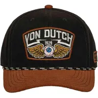Von Dutch Pet 'Gorra negra bordados sem16 trucker cap' zwart