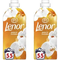 Lenor Wasverzachter Amber & Orchidee - Multipack - 110 (2x55) Wasbeurten - 2310 (2x1155) ml