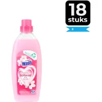 At Home Wasverzachter Pink Secrets 750 ml - Voordeelverpakking 18 stuks