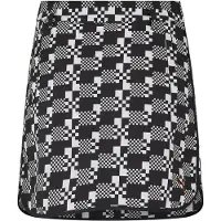 Puma Golfskort met pied-de-poule-patroon voor dames (Zwart)
