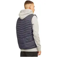 Jack & Jones Jack And Jones Heren Estate Gequilte Bodywarmer (Asfalt)