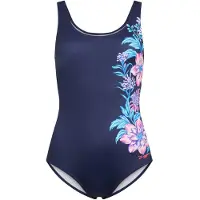 Zoggs Dames Roze Scoopback Zwempak (Blauw)