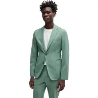 BOSS Herenblazer met V-hals (Groen)
